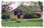Front entrance to the Garden Chalet