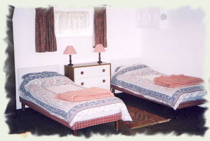Bedroom area of Chalet