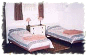 Bedroom area of Chalet