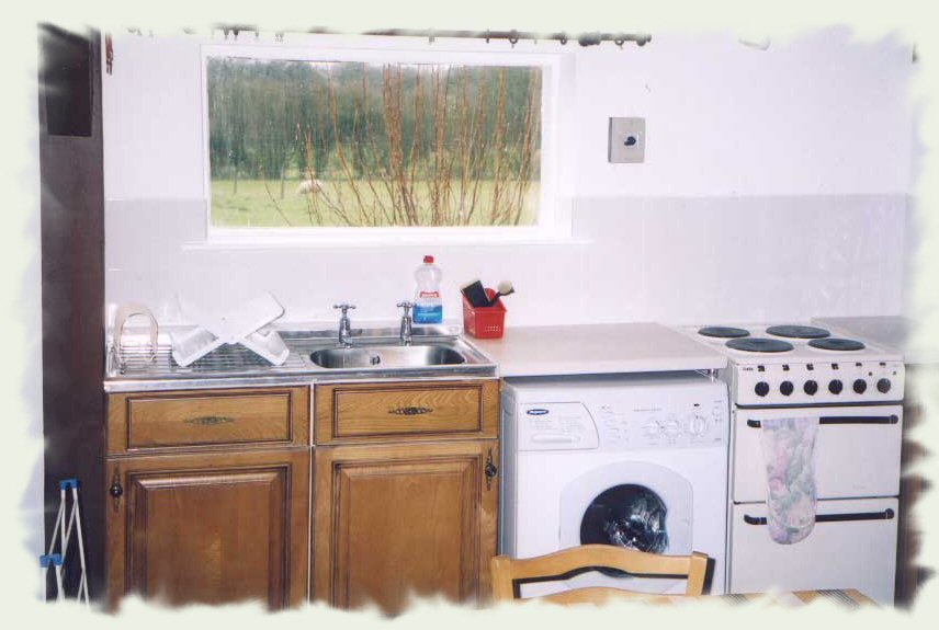 Kitchen area of Chalet