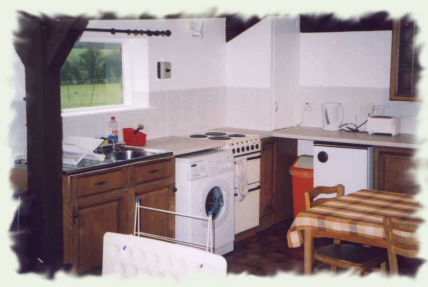 Kitchen area of Chalet