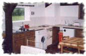 Kitchen area of Chalet