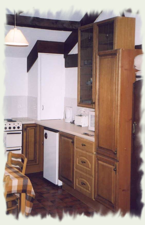 Kitchen area of Chalet