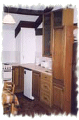 Kitchen area of Chalet