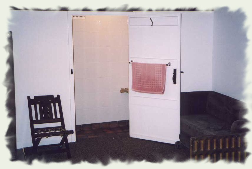 Shower entrance